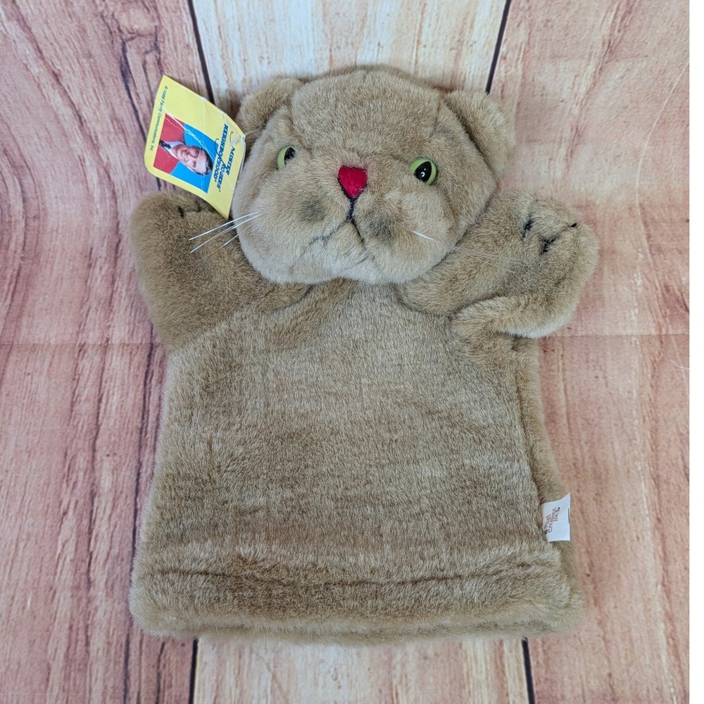 Vintage 1988 Mister Rogers Neighborhood Daniel Striped Tiger Hand Puppet NWT